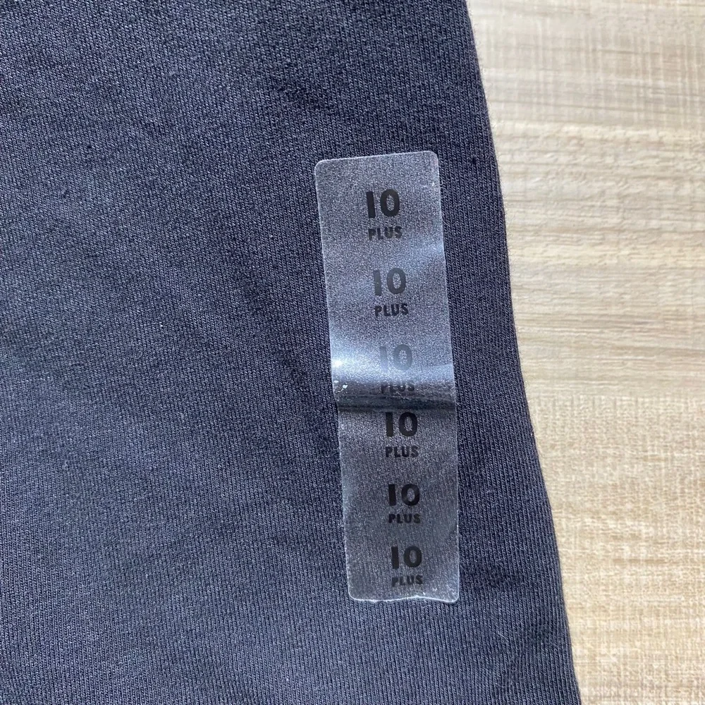 Justice Girls Leggings‎ Full Length Elastic Waistband Size 10 Black